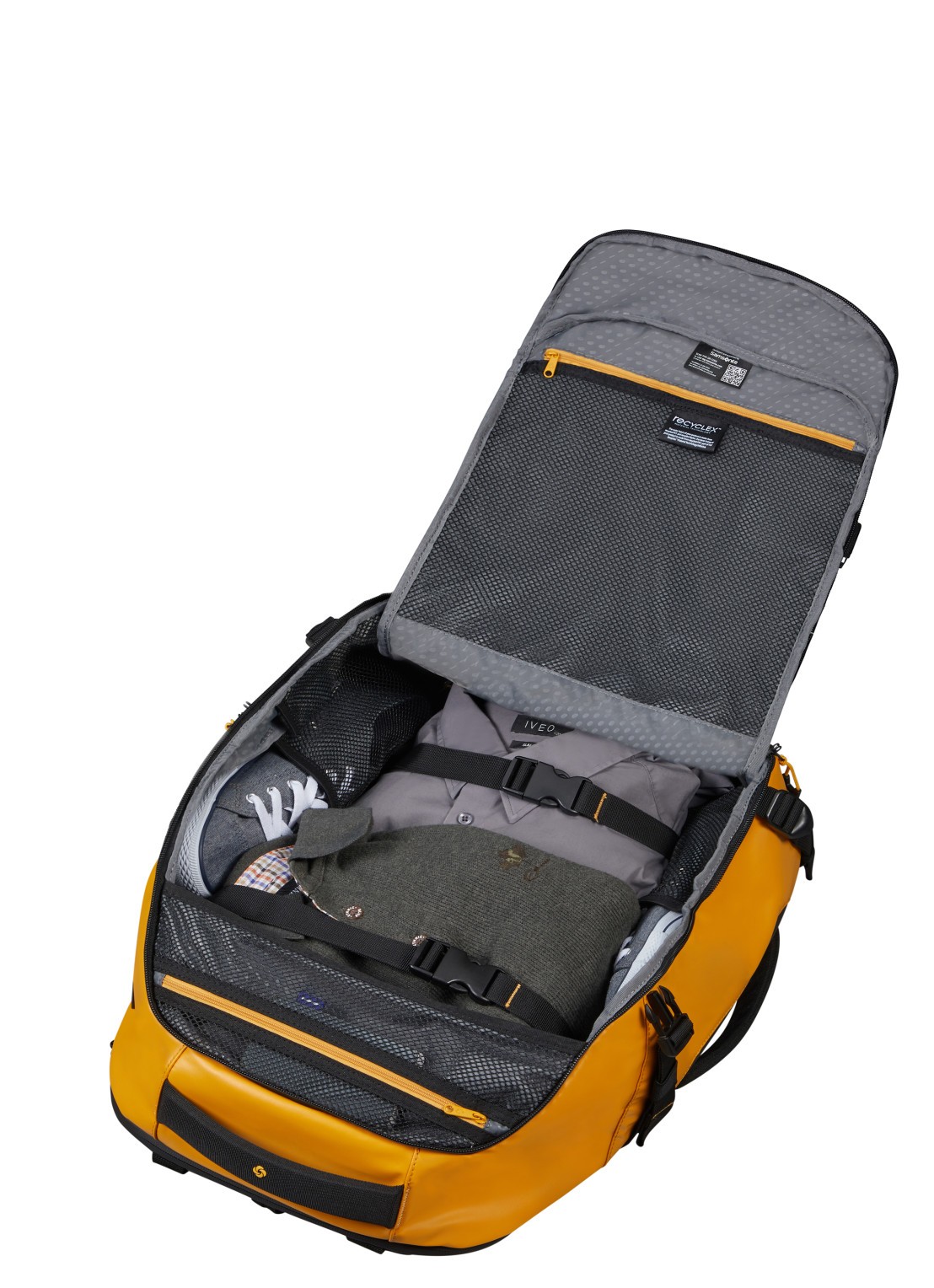 Samsonite Prodiver rugzak - achterkant 2 geel