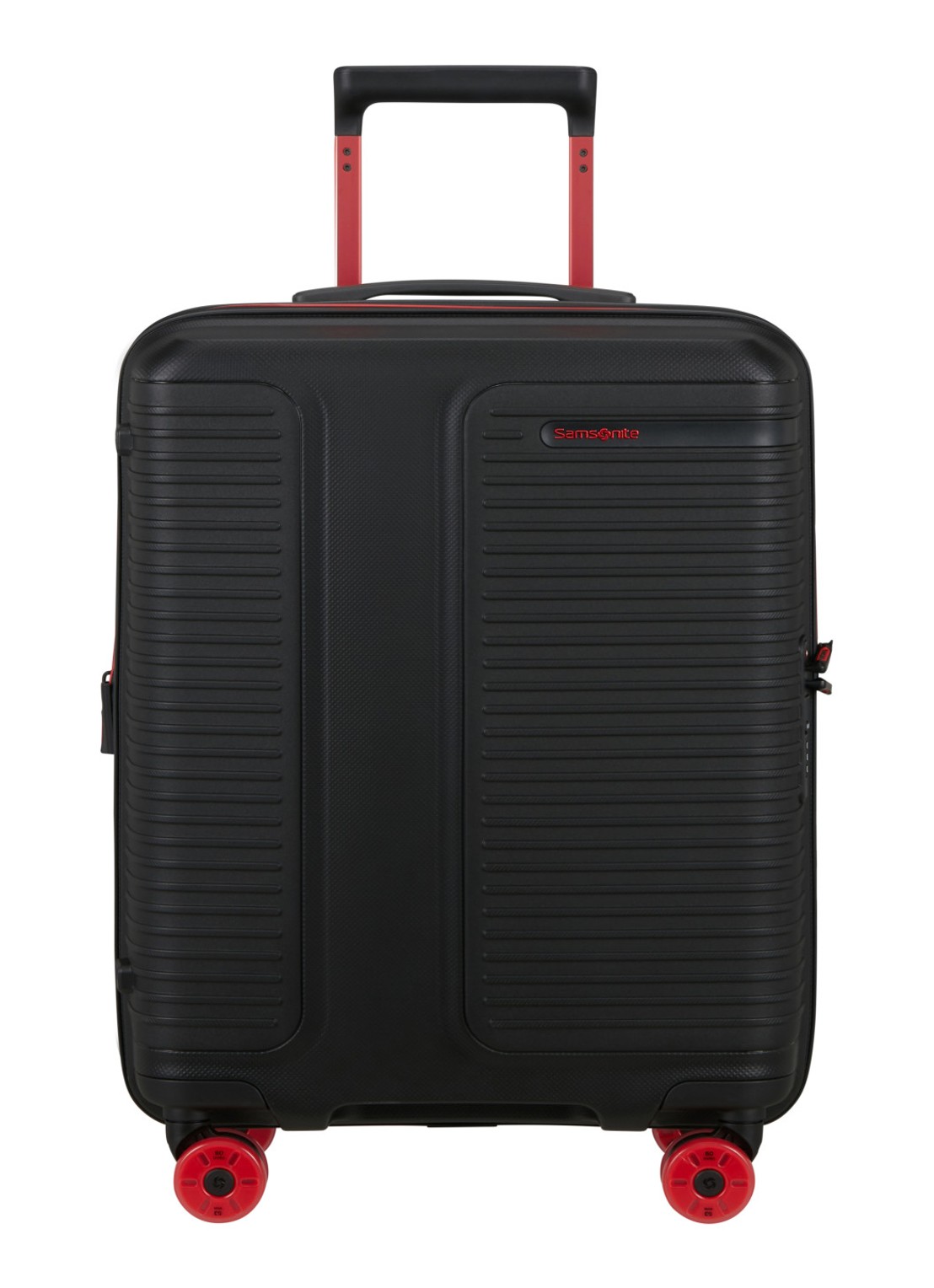 Samsonite Prodiver vergrootbare spinner 55 cm - voorkant zwart