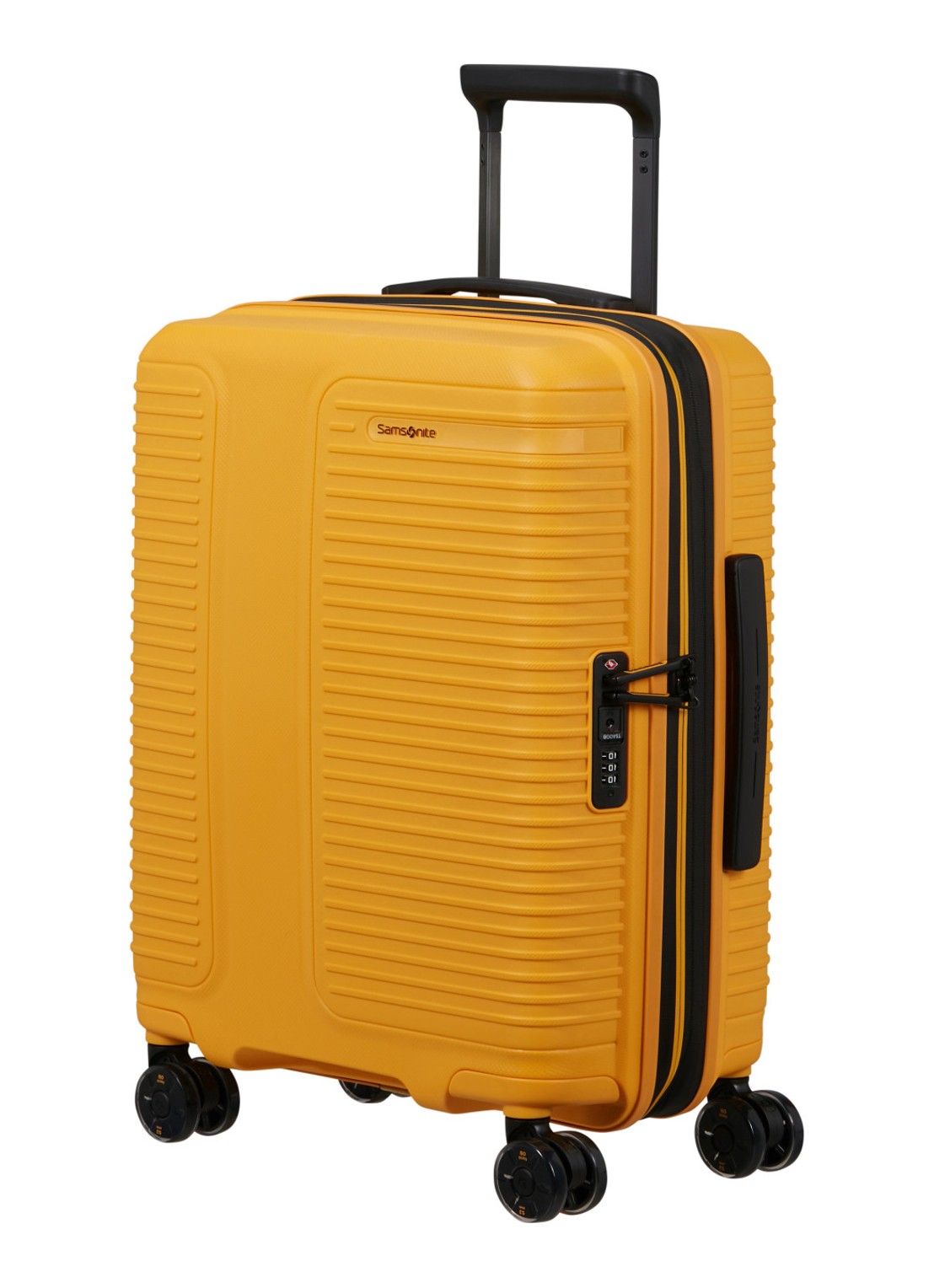 Samsonite Prodiver vergrootbare spinner 55 cm - voorkant 3 geel
