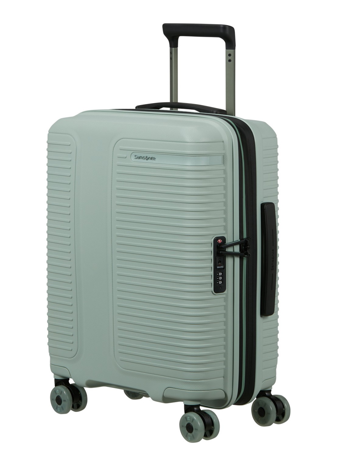 Samsonite Prodiver vergrootbare spinner 55 cm - voorkant 3 lindegroen
