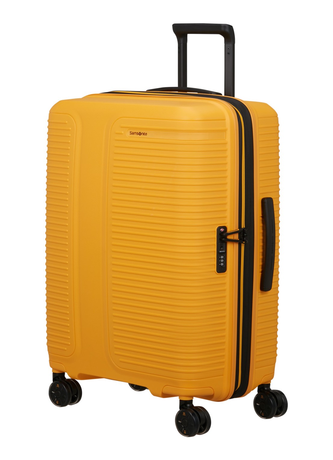 Samsonite Prodiver vergrootbare spinner 69 cm - achterkant 5 geel