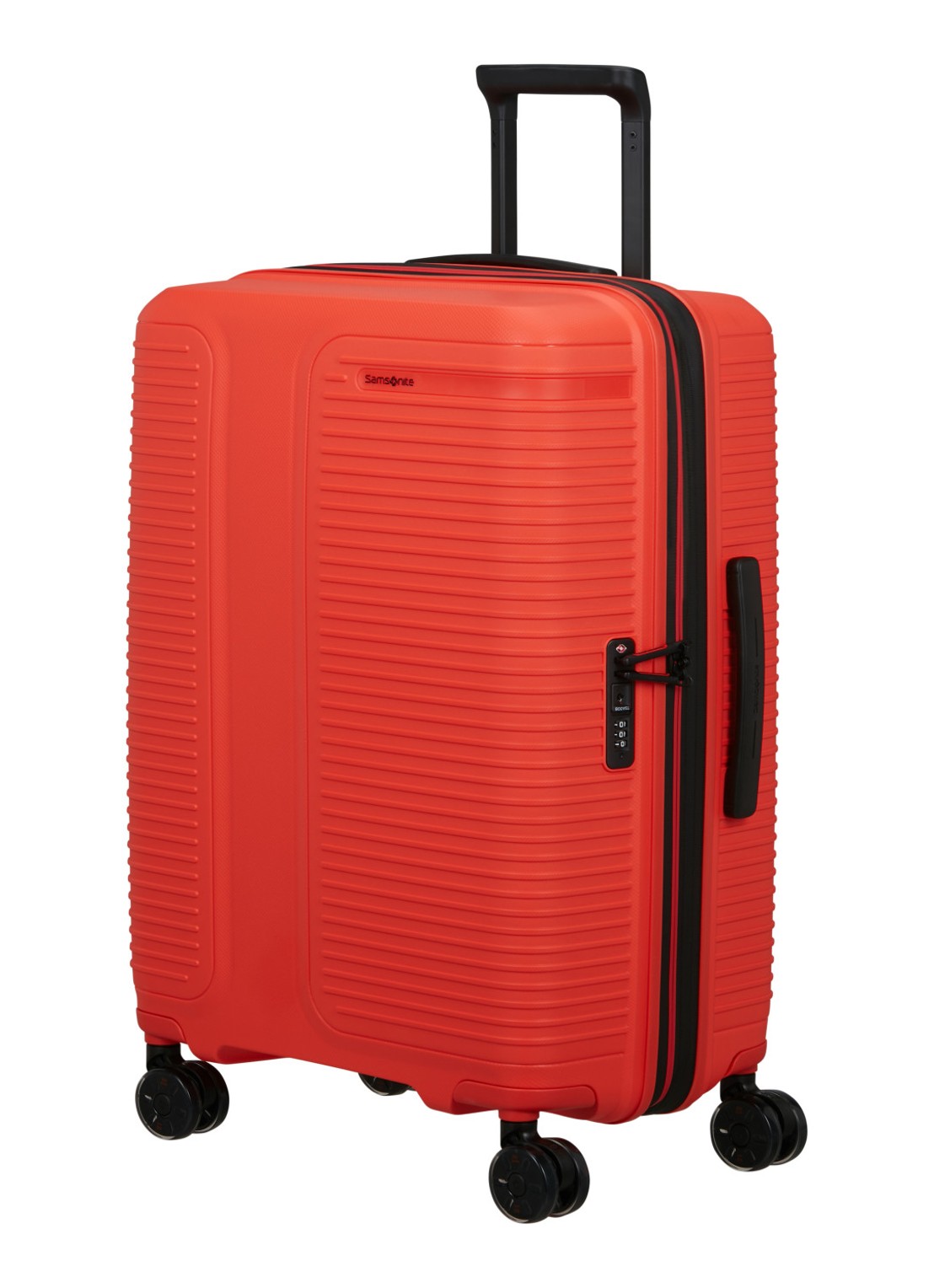 Samsonite Prodiver vergrootbare spinner 69 cm - achterkant 5 oranjerood