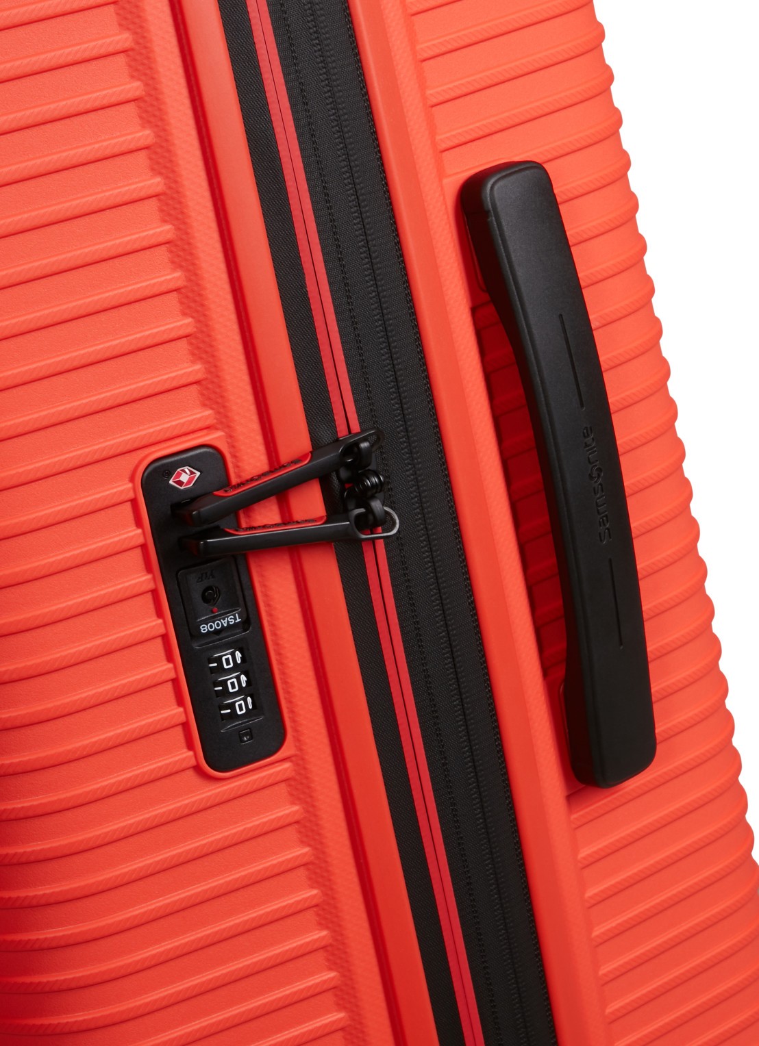 Samsonite Prodiver vergrootbare spinner 69 cm - detail 2 oranjerood