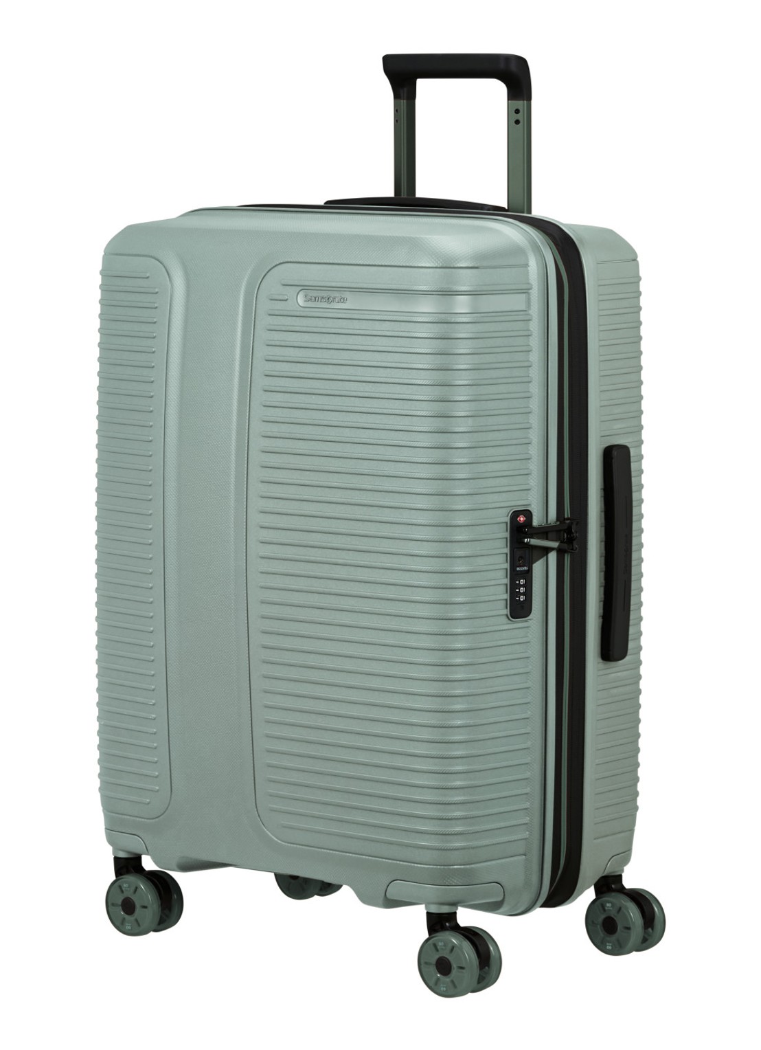 Samsonite Prodiver vergrootbare spinner 69 cm - voorkant 3 lindegroen