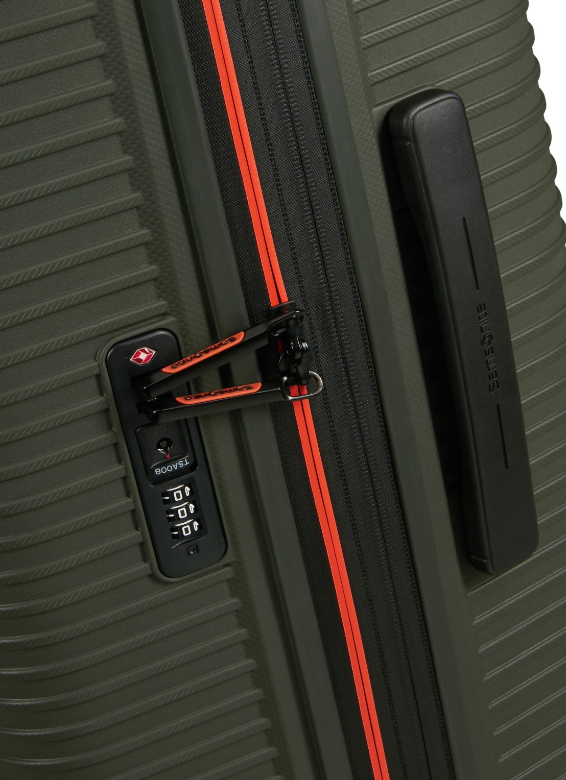 Samsonite Prodiver vergrootbare spinner 69 cm - detail mosgroen