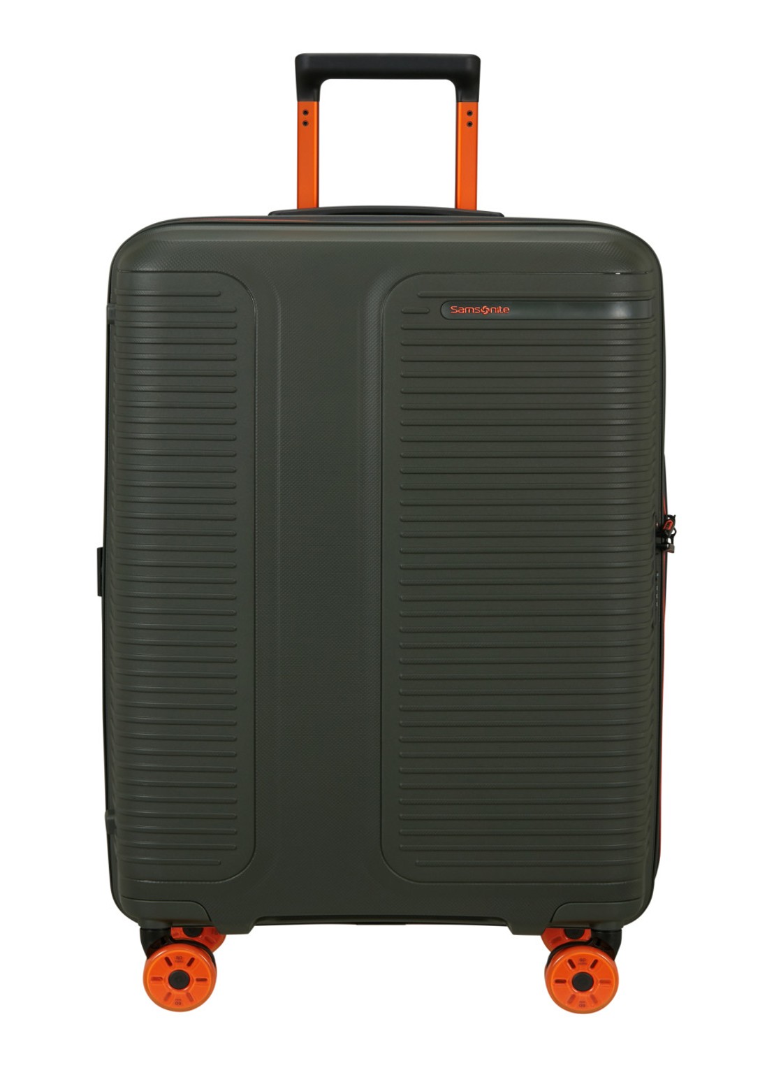 Samsonite Prodiver vergrootbare spinner 69 cm - voorkant 2 mosgroen