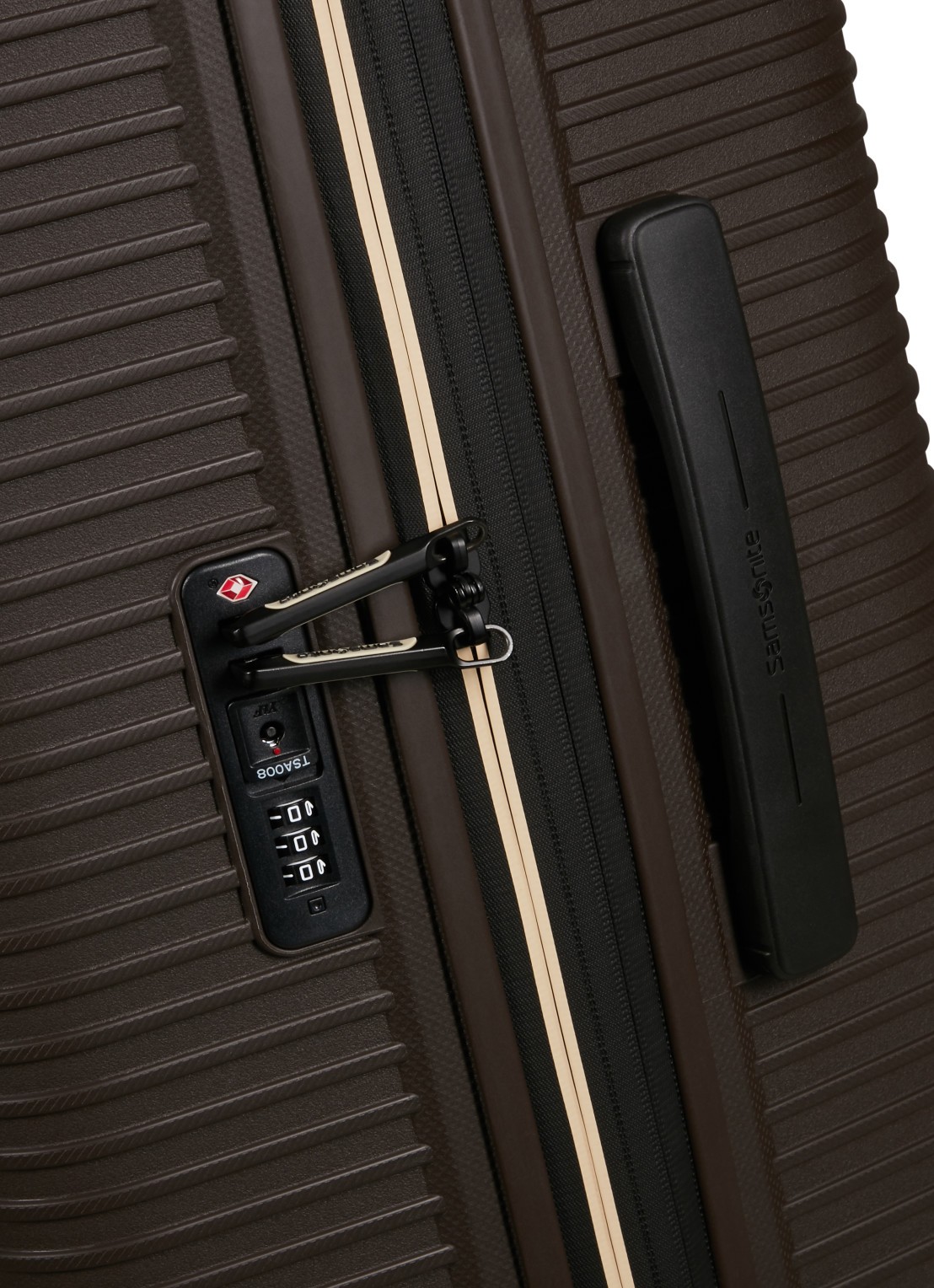Samsonite Prodiver vergrootbare spinner 69 cm - achterkant 3 donkerbruin