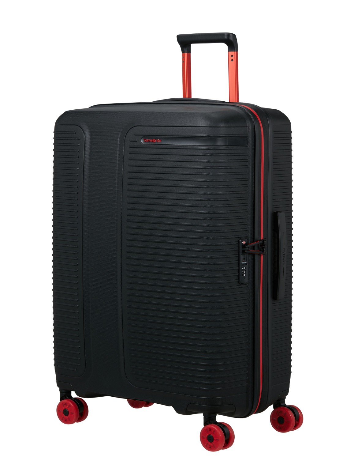 Samsonite Prodiver vergrootbare spinner 75 cm - voorkant 2 zwart