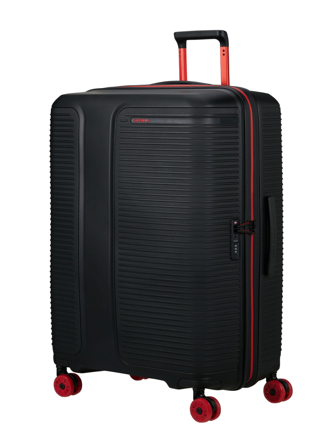 Samsonite Prodiver vergrootbare spinner 81 cm - voorkant 2 zwart
