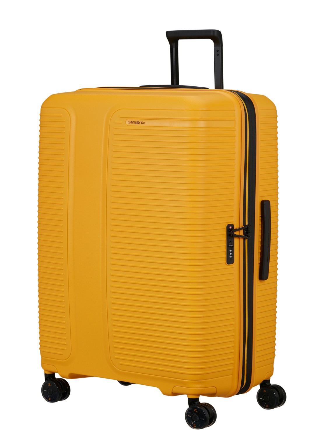 Samsonite Prodiver vergrootbare spinner 81 cm - voorkant 3 geel