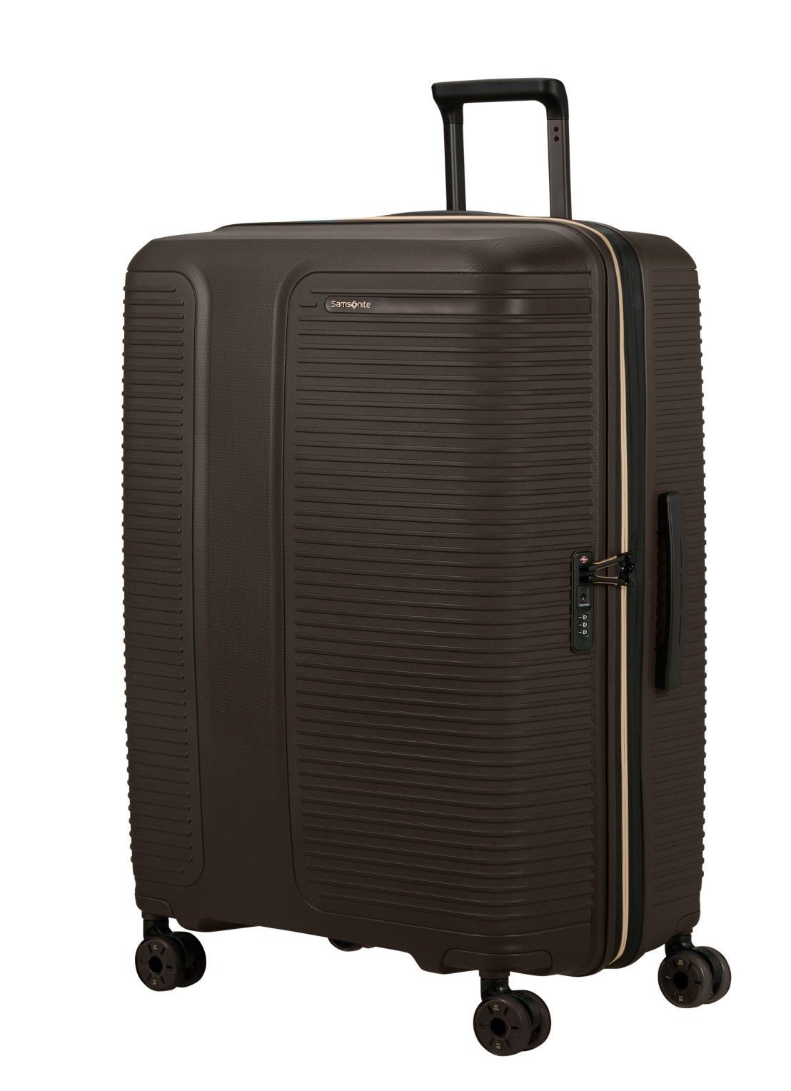 Samsonite Prodiver vergrootbare spinner 81 cm - voorkant 2 donkerbruin