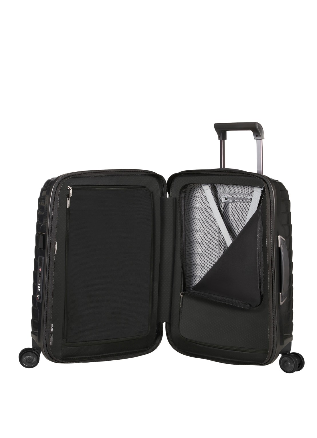 Samsonite Proxis Biz spinner 55 cm - detail 3 zwart