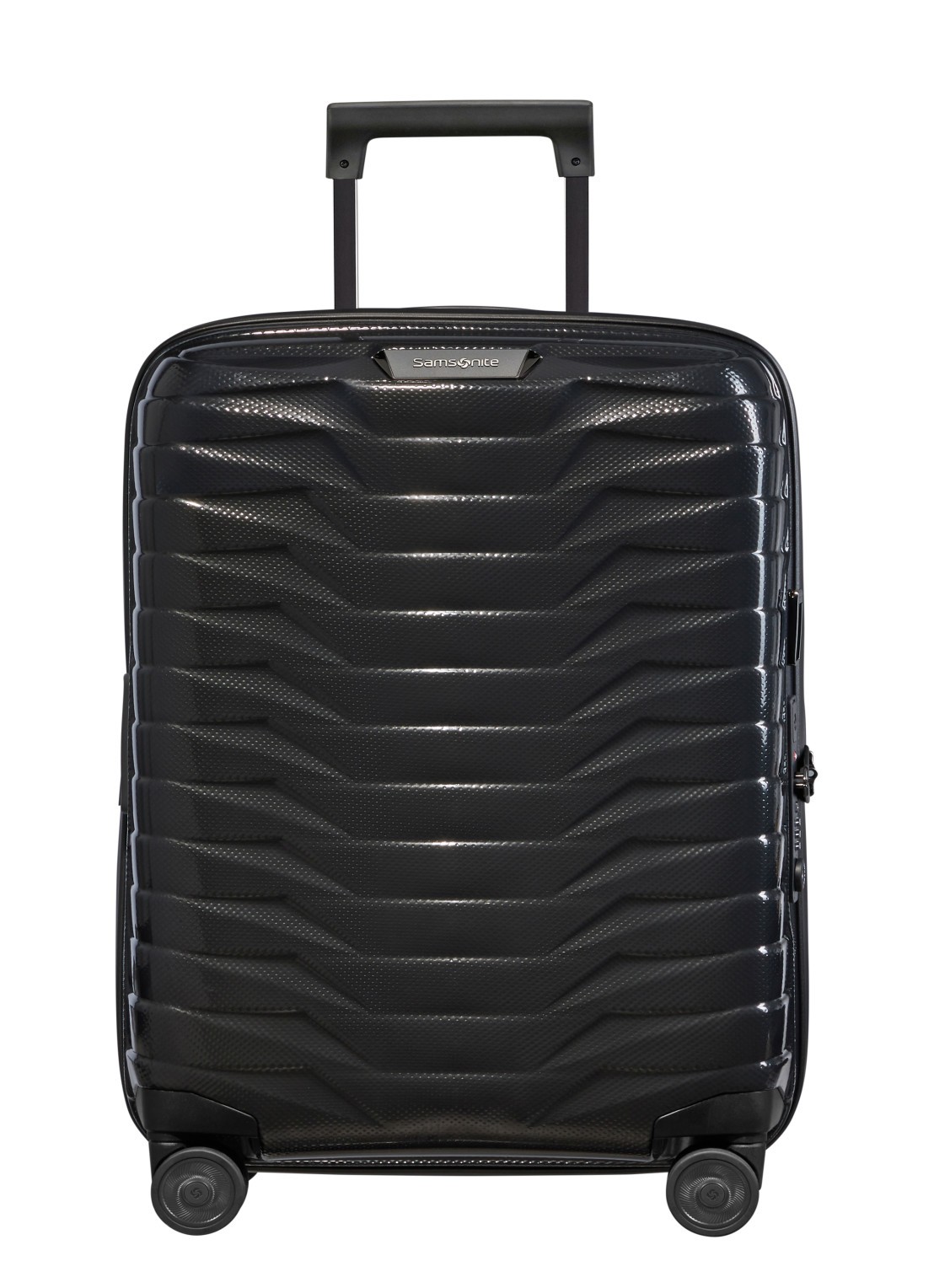 Samsonite Proxis Biz spinner 55 cm - voorkant zwart