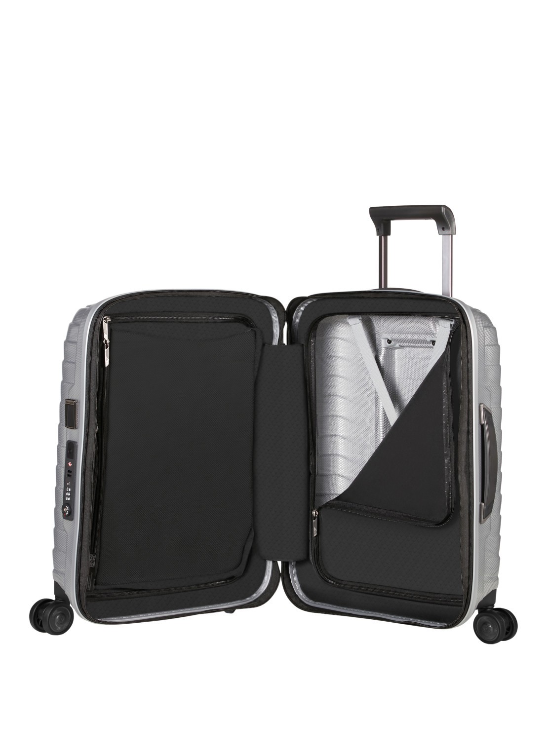 Samsonite Proxis Biz spinner 55 cm - detail 3 zilver