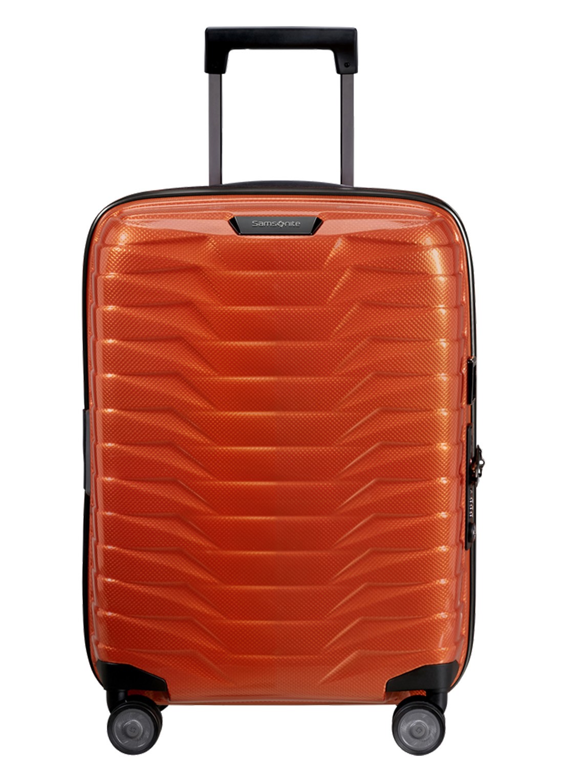 Samsonite Proxis Biz spinner 55 cm - voorkant oranjerood