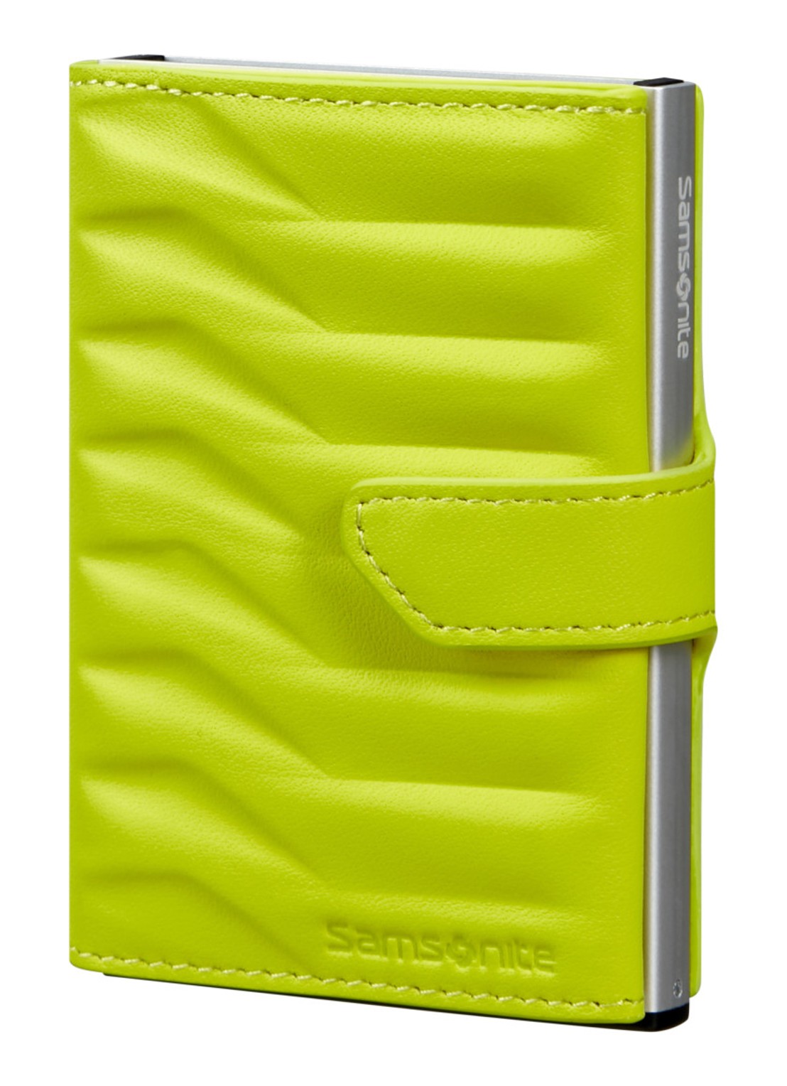 Samsonite Proxis pasjeshouder van leer - detail 4 lime