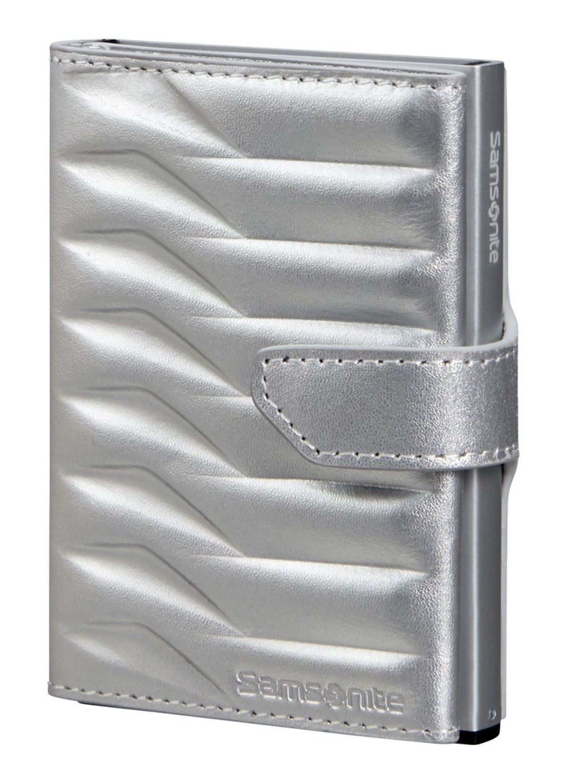 Samsonite Proxis pasjeshouder van leer - detail 4 zilver