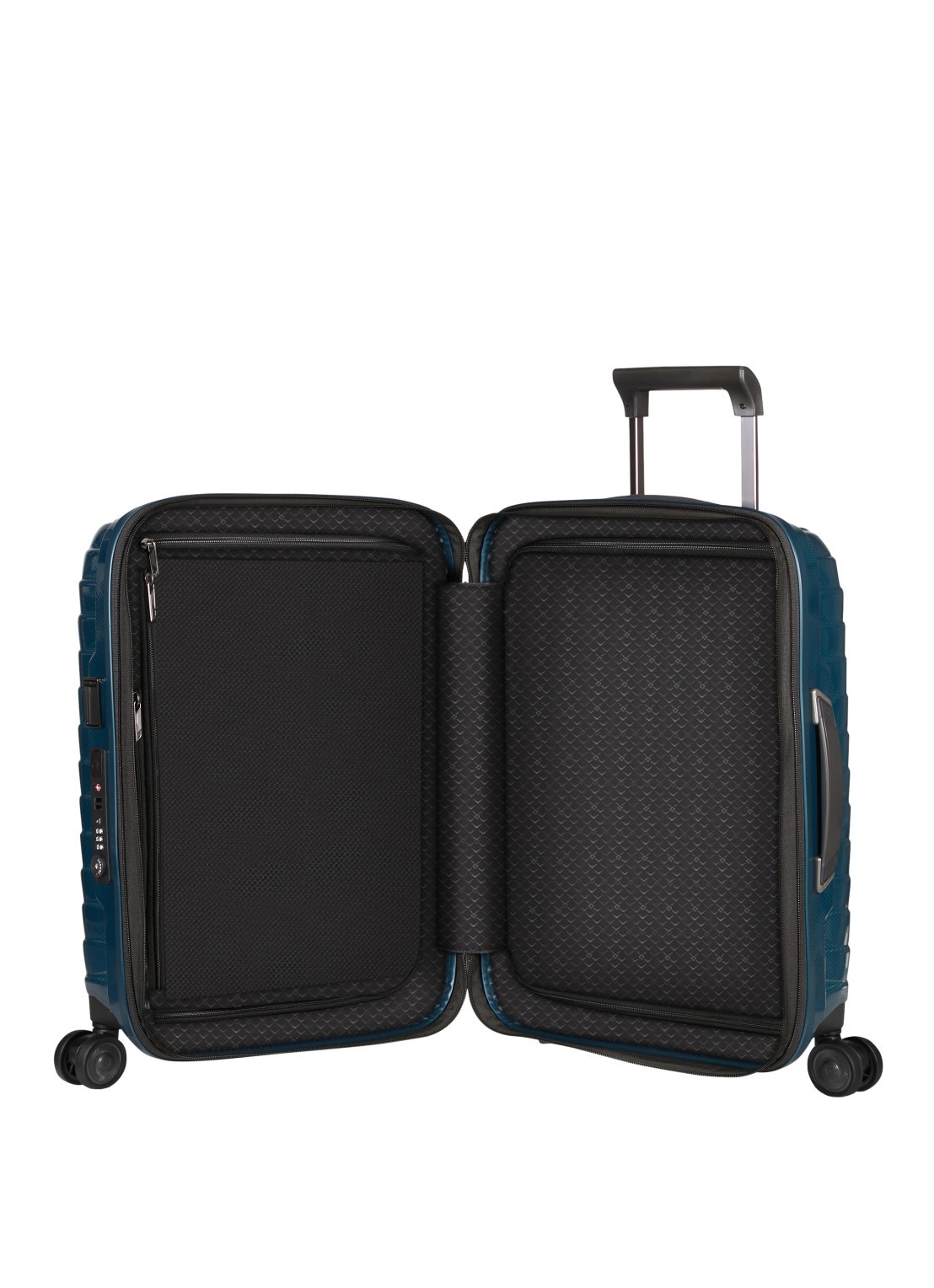 Samsonite Proxis spinner 55 cm - detail 2 petrolgroen