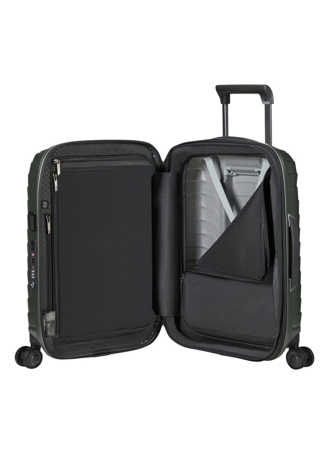 Samsonite Proxis spinner 55 cm  - detail 2 bronsgroen