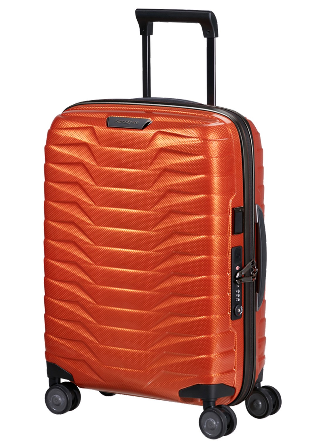 Samsonite Proxis spinner 55 cm  - detail 4 oranjerood