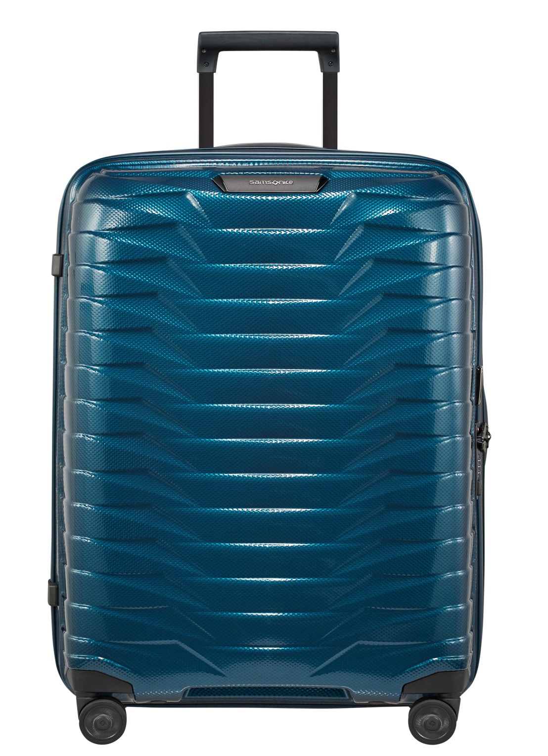 Samsonite Proxis spinner 69 cm - voorkant petrol