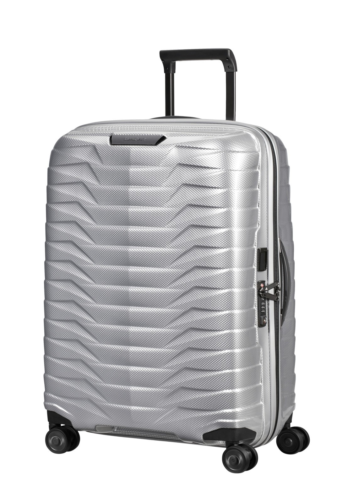 Samsonite Proxis spinner 69 cm - voorkant 6 zilver