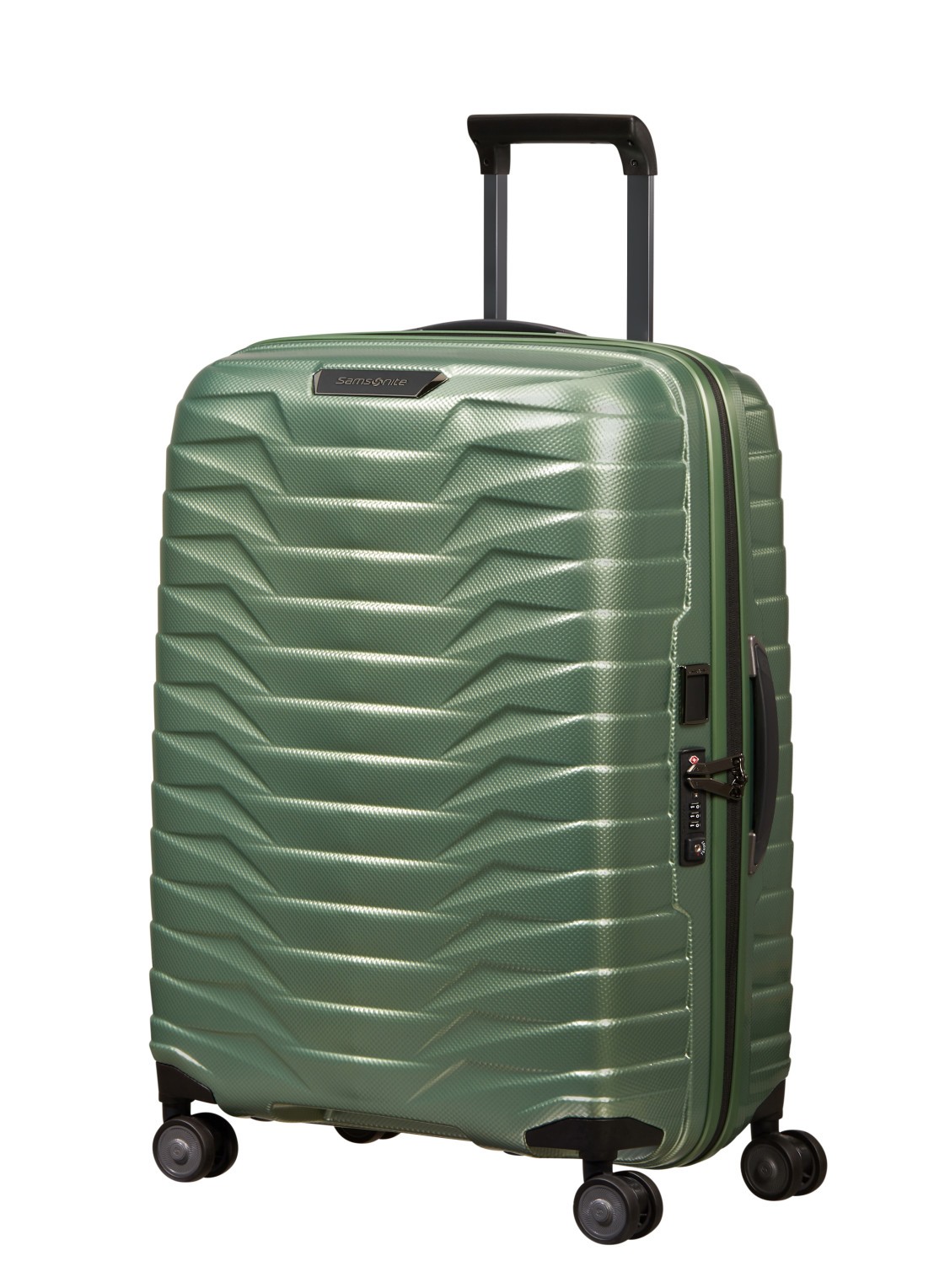 Samsonite Proxis spinner 69 cm - voorkant 2 groen