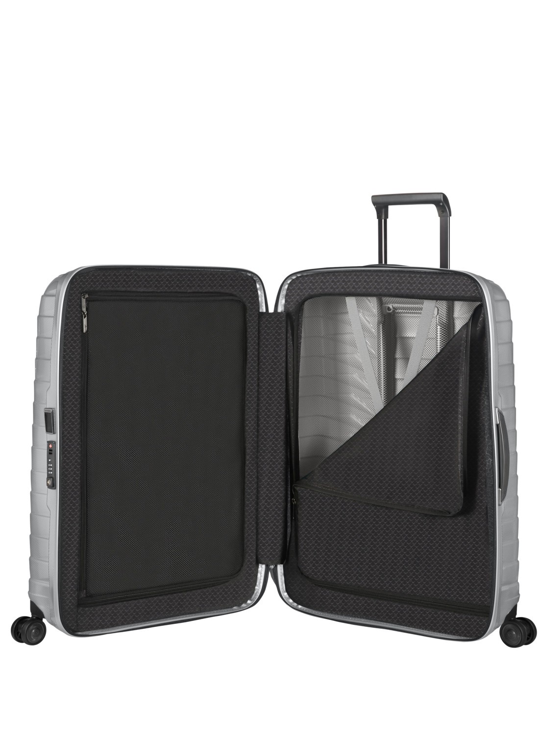 Samsonite Proxis spinner 75 cm - detail 4 zilver