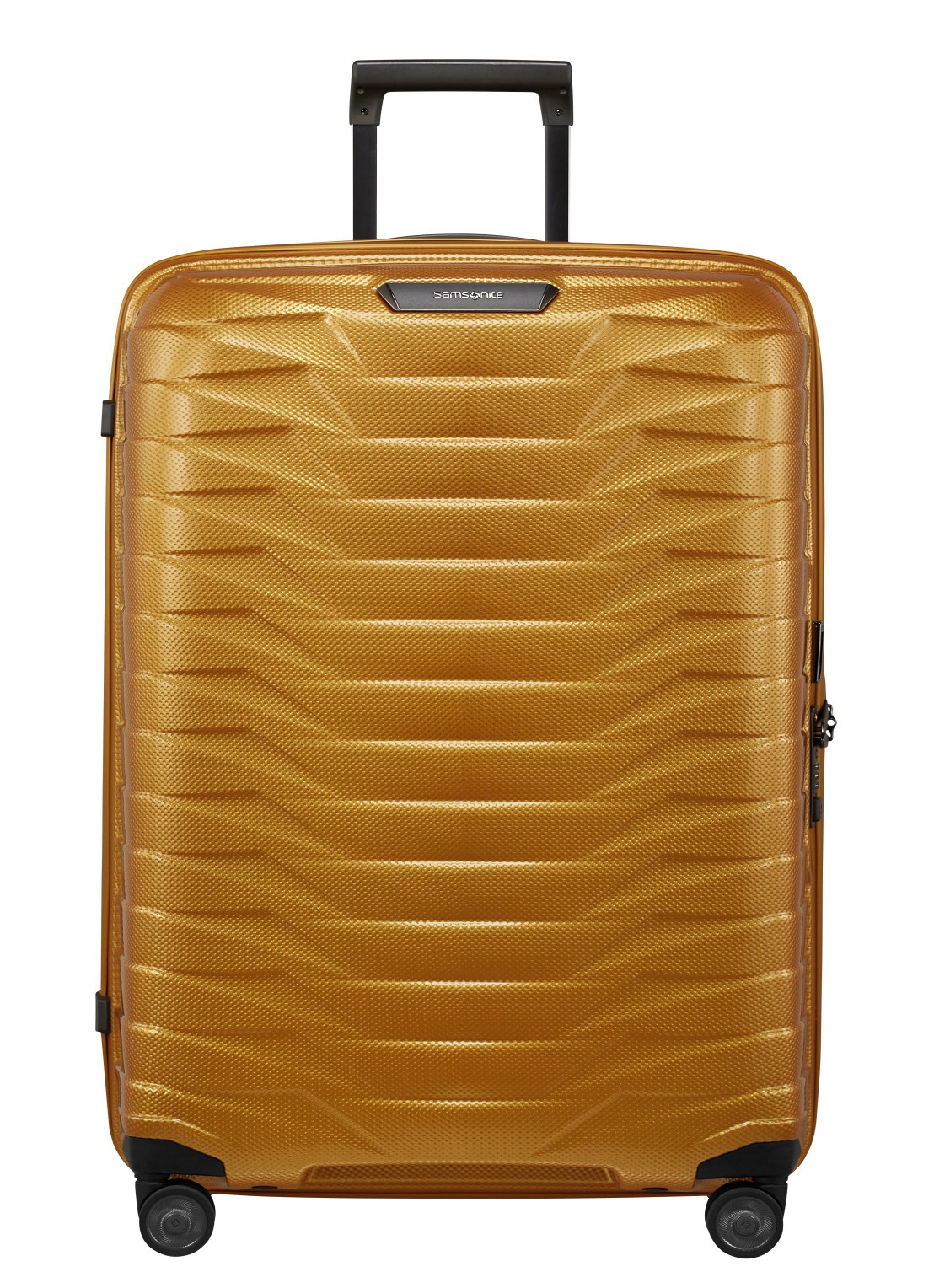 Samsonite Proxis spinner 75 cm - voorkant goud