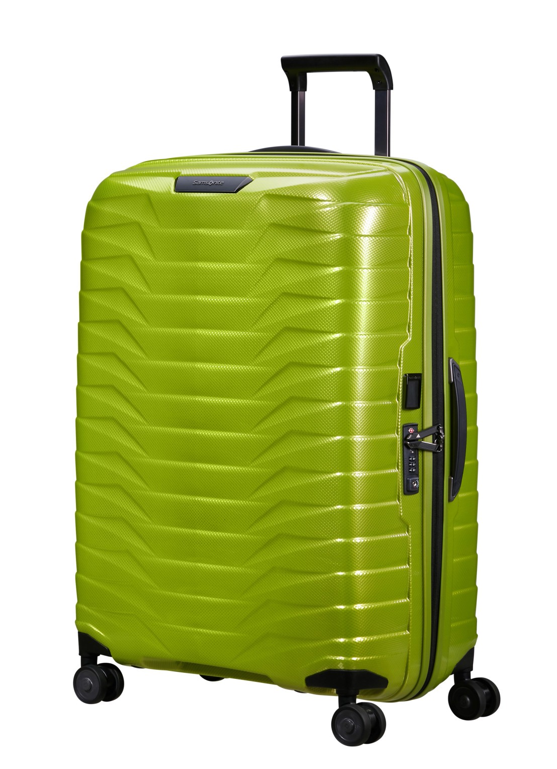 Samsonite Proxis spinner 75 cm - voorkant 7 lime