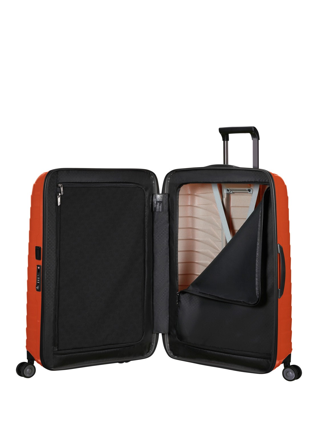 Samsonite Proxis spinner 75 cm - achterkant 3 rood
