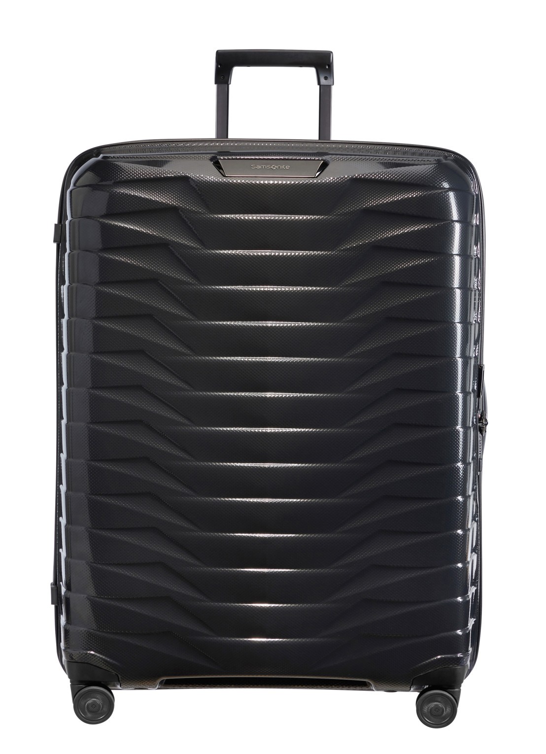 Samsonite Proxis spinner 81 cm - voorkant 2 zwart