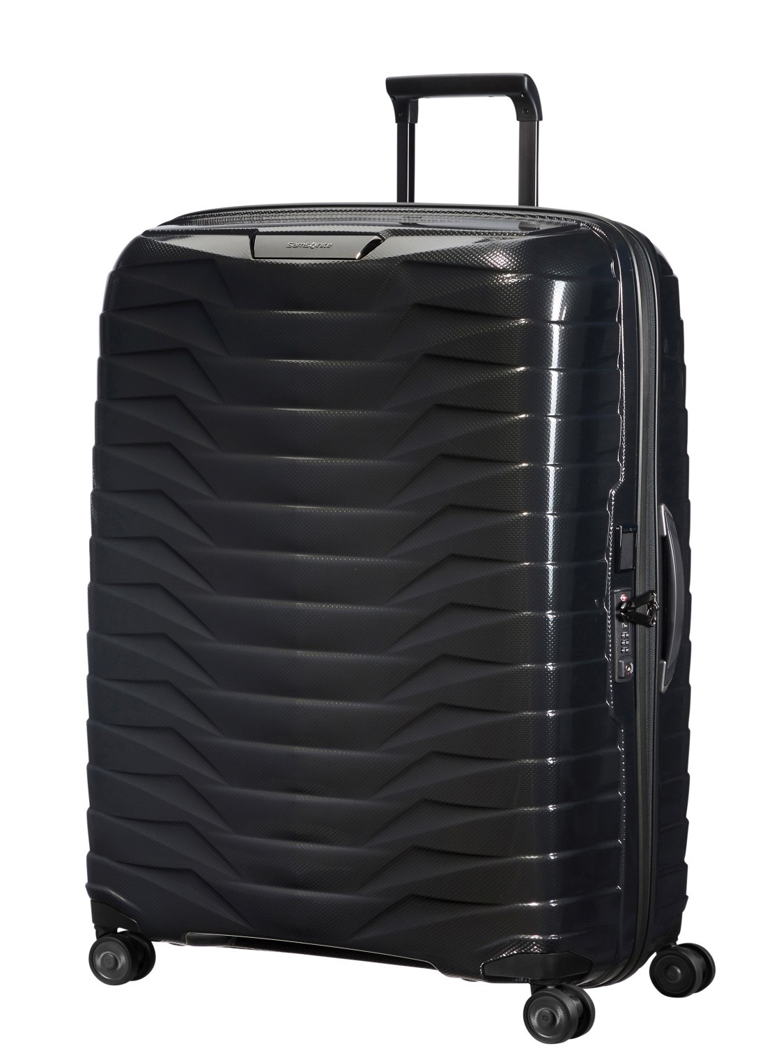 Samsonite Proxis spinner 81 cm - voorkant 3 zwart