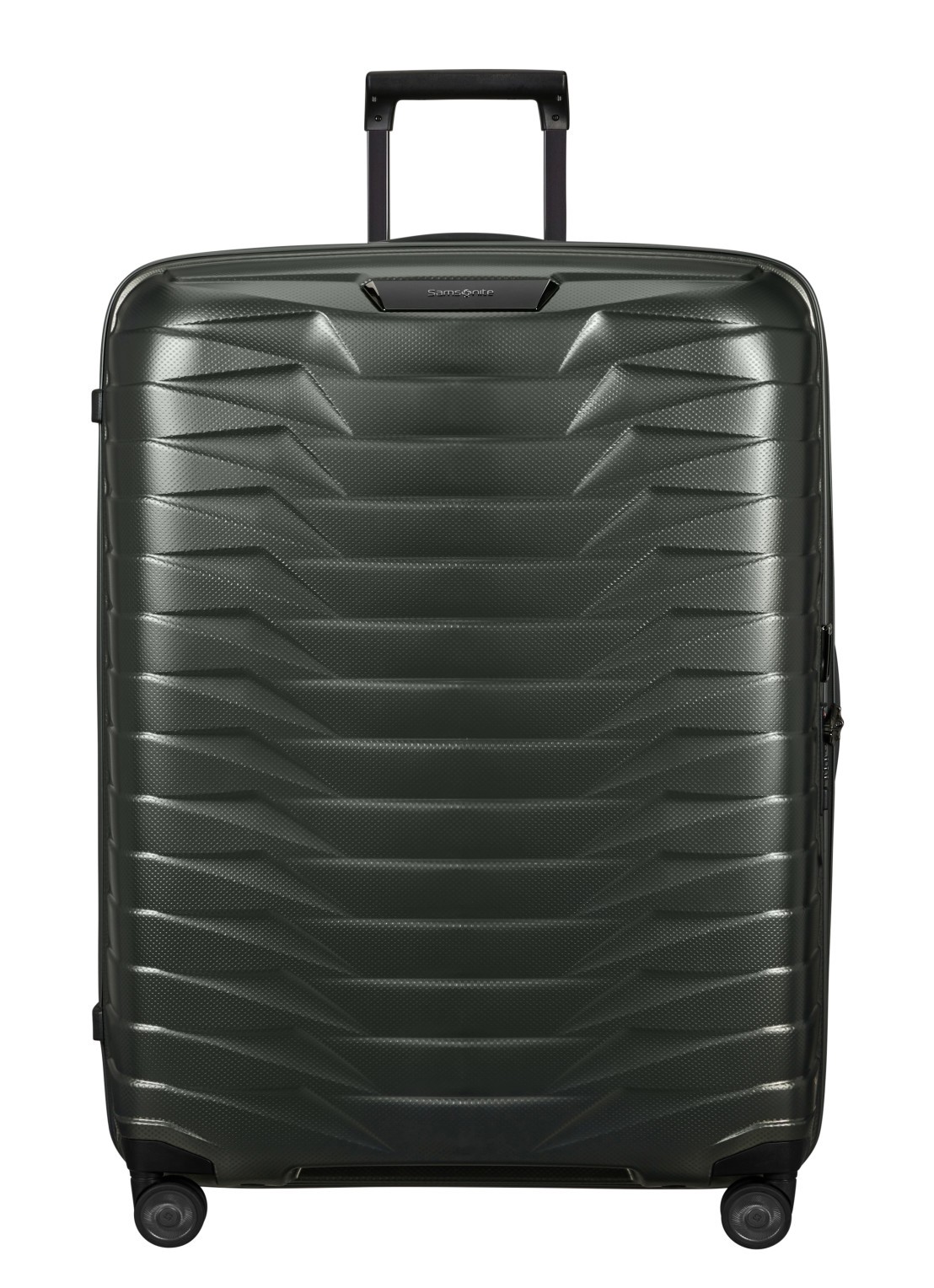 Samsonite Proxis spinner 81 cm - voorkant 2 donkergrijs