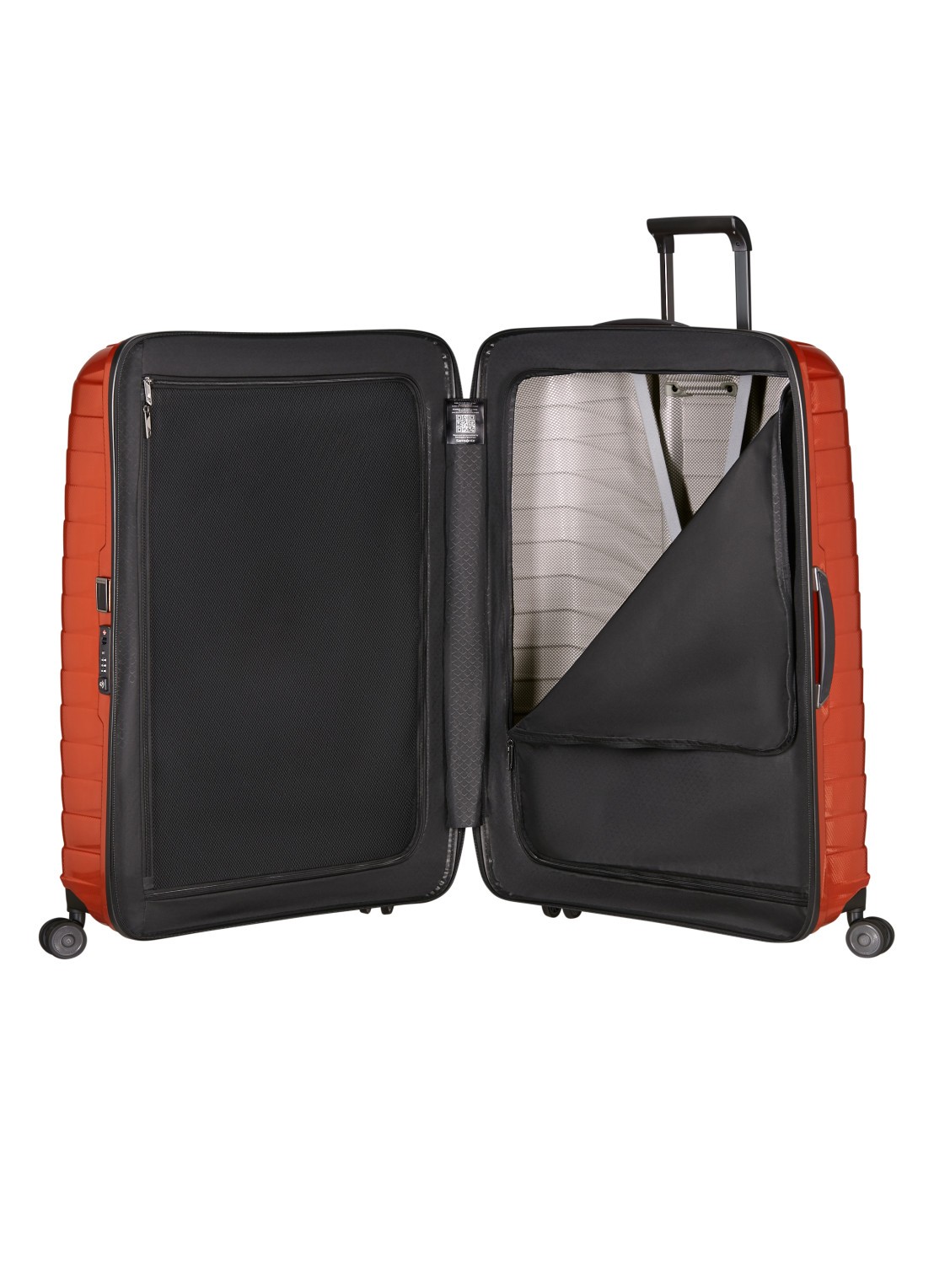 Samsonite Proxis spinner 81 cm - achterkant 2 rood