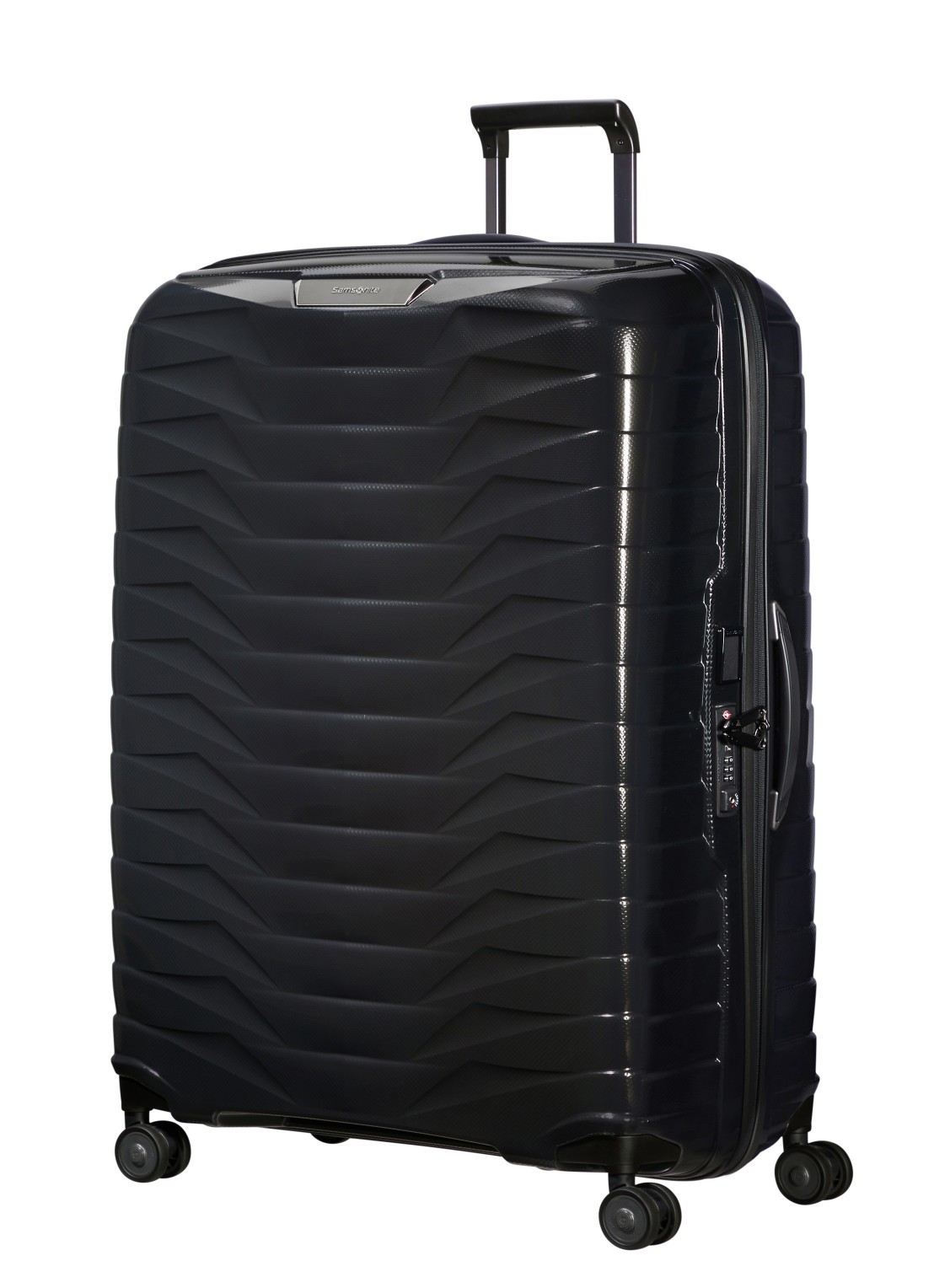 Samsonite Proxis spinner 86 cm - voorkant 2 zwart