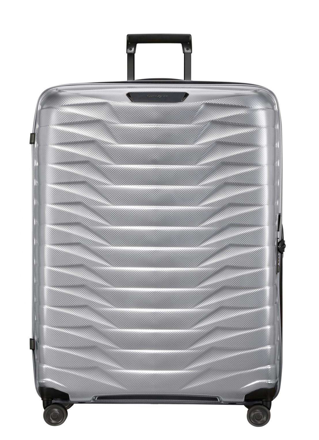Samsonite Proxis spinner 86 cm - voorkant zilver