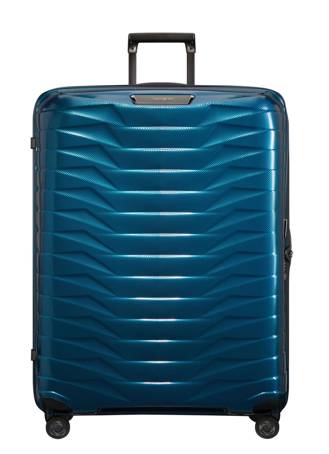 Samsonite Proxis spinner 86 cm - voorkant 4 petrol