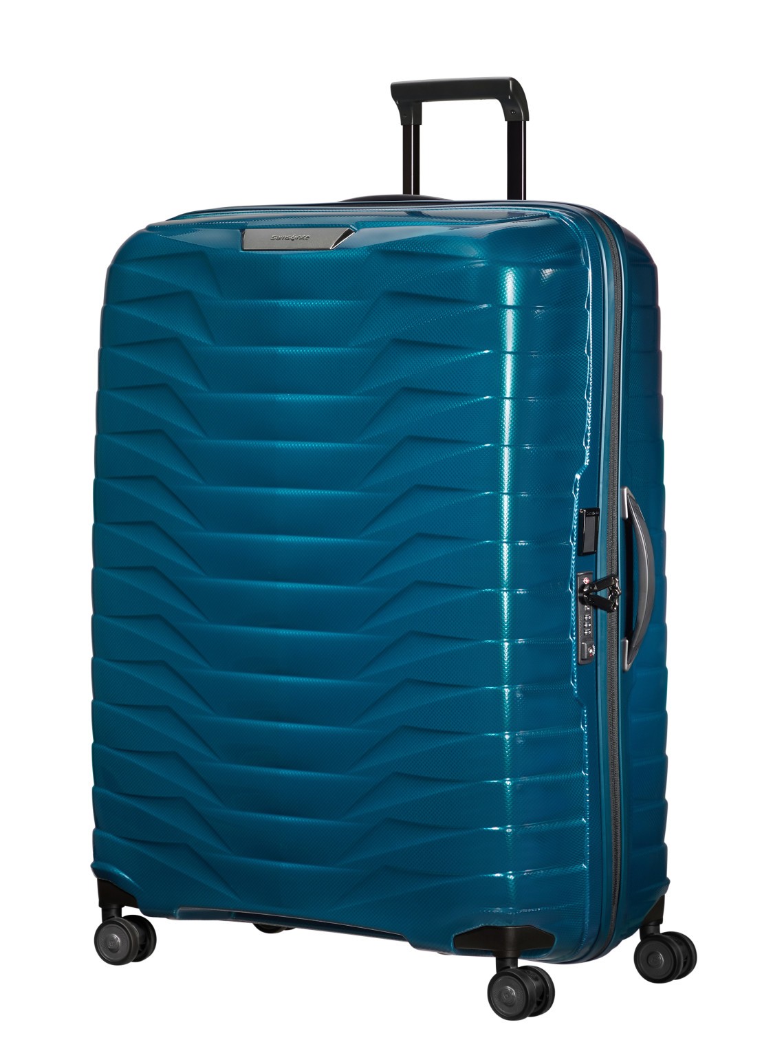 Samsonite Proxis spinner 86 cm - voorkant 5 petrol