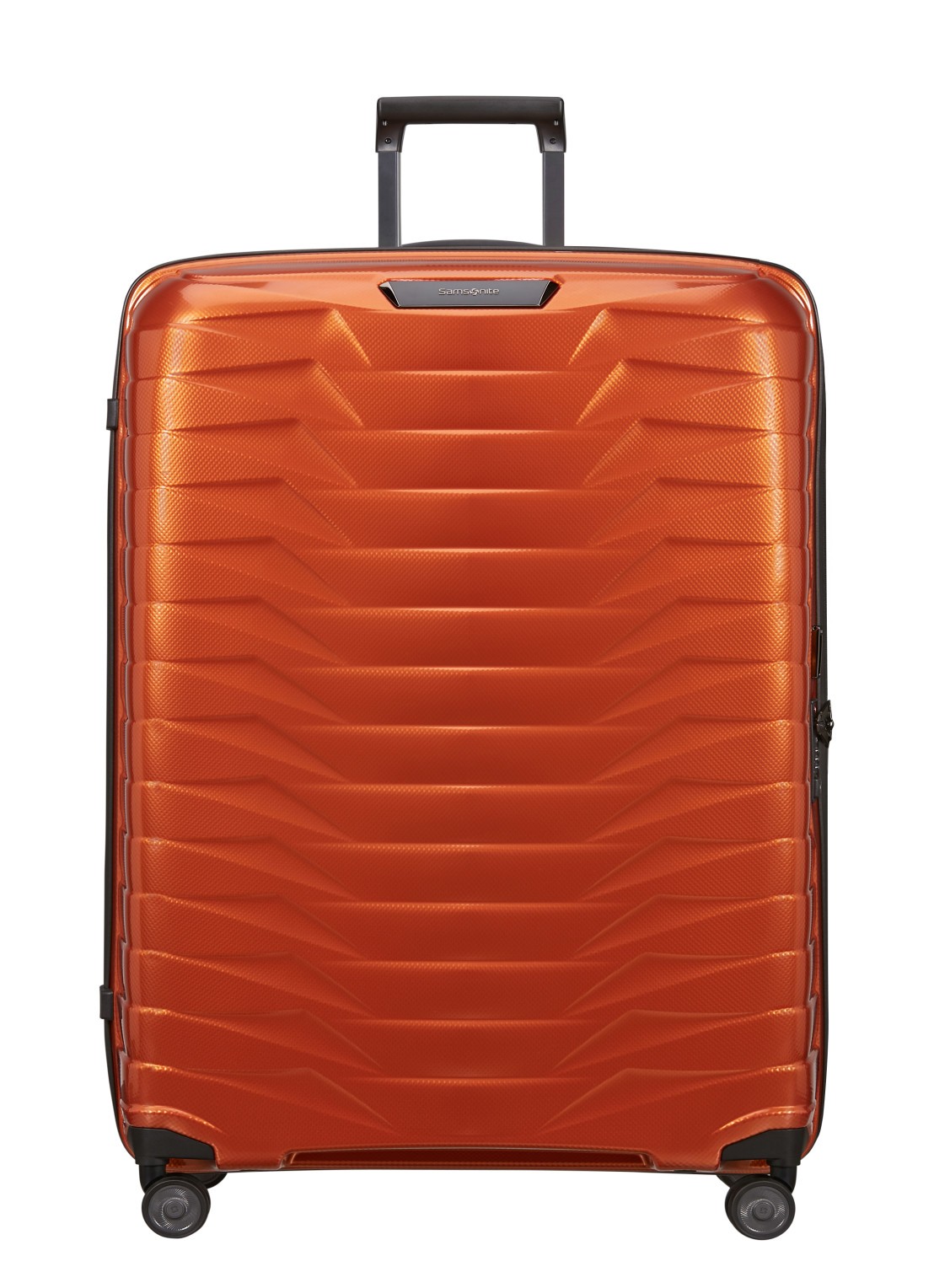 Samsonite Proxis spinner 86 cm  - voorkant 2 oranjerood