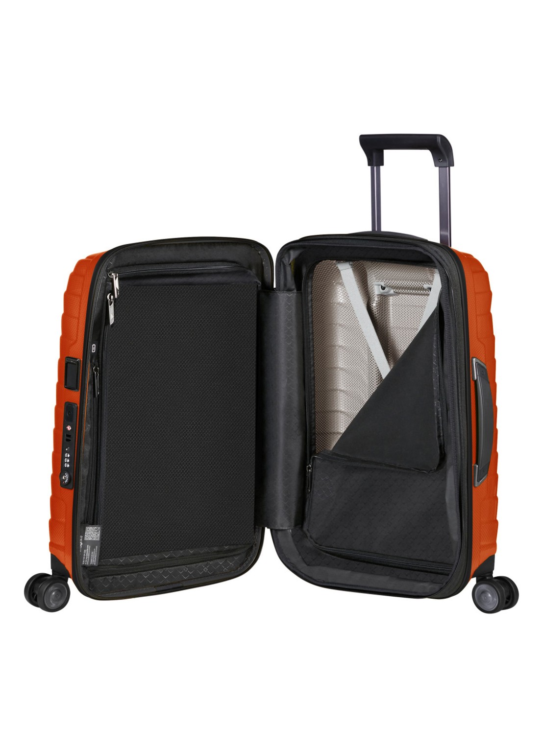 Samsonite Proxis uitbreidbare spinner 55 cm - achterkant rood
