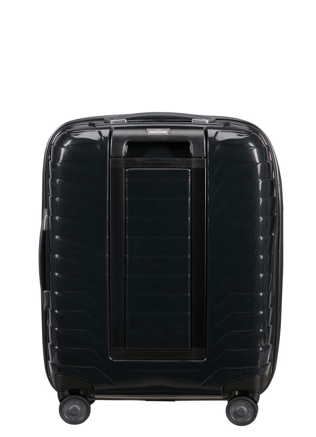 Samsonite Proxis vergrootbare spinner 55 cm - achterkant 3 zwart