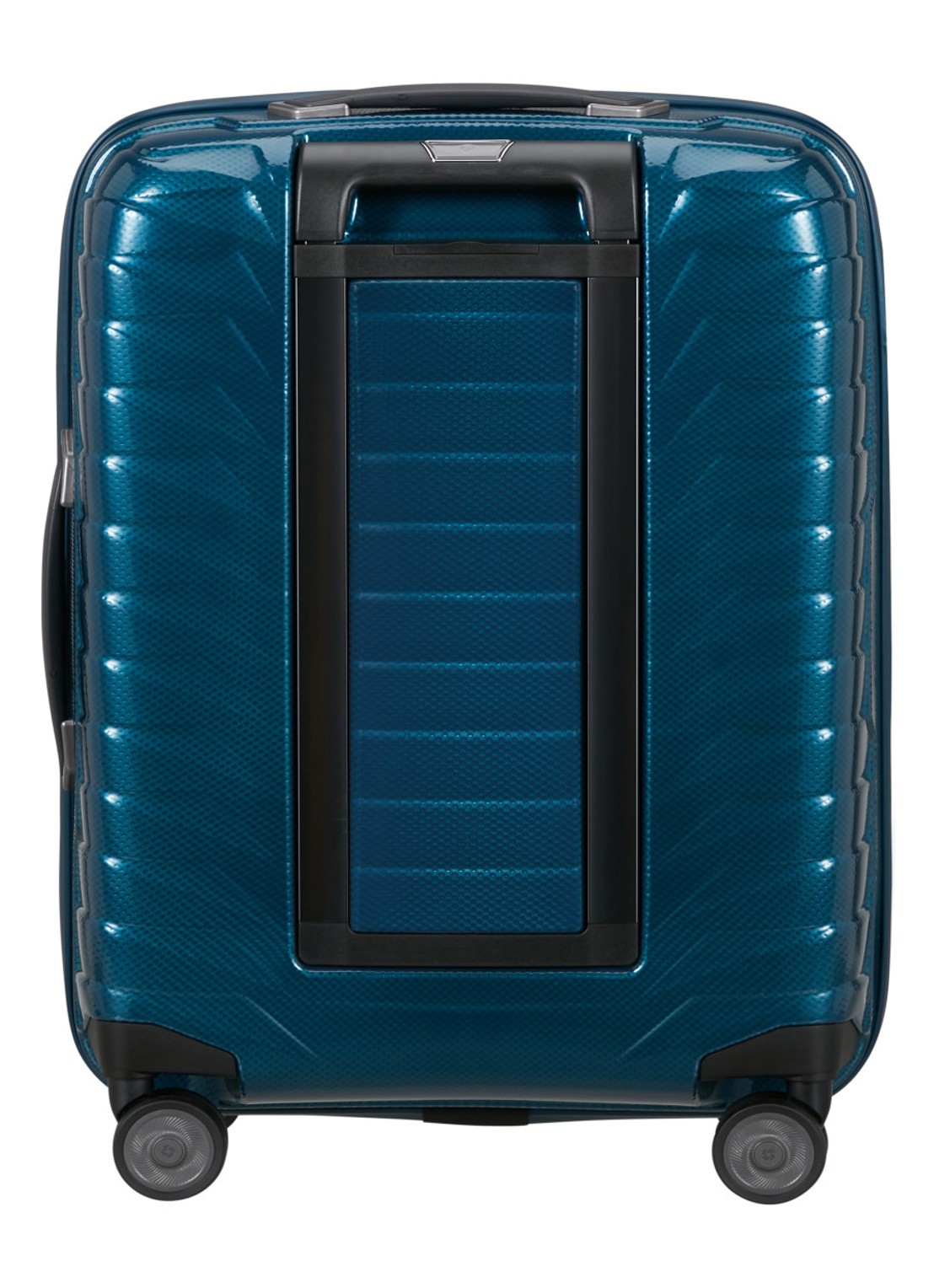Samsonite Proxis vergrootbare spinner 55 cm - achterkant 3 petrol