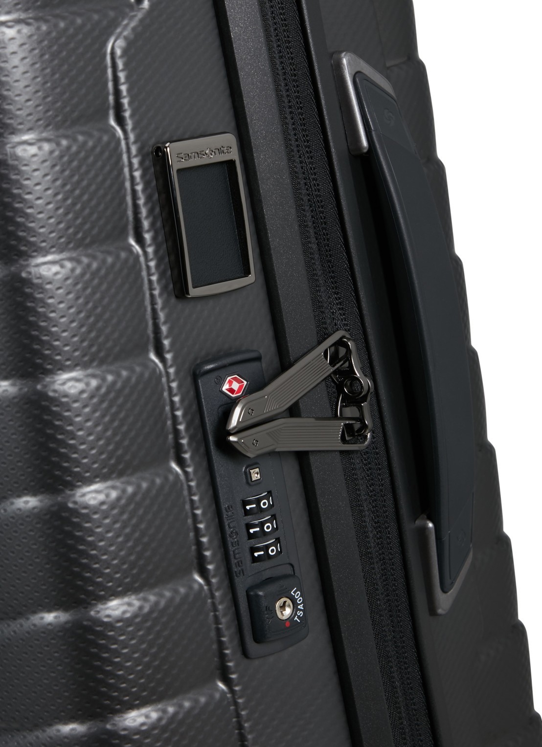Samsonite Proxis vergrootbare spinner 55 cm - detail 4 antraciet