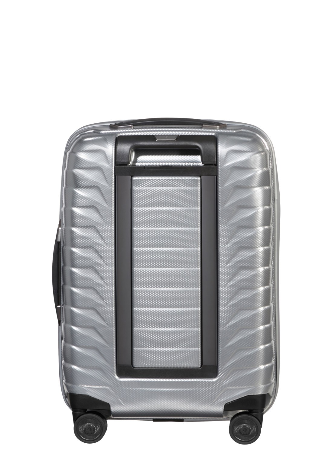 Samsonite Proxis vergrootbare spinner 55 cm - achterkant 4 zilver