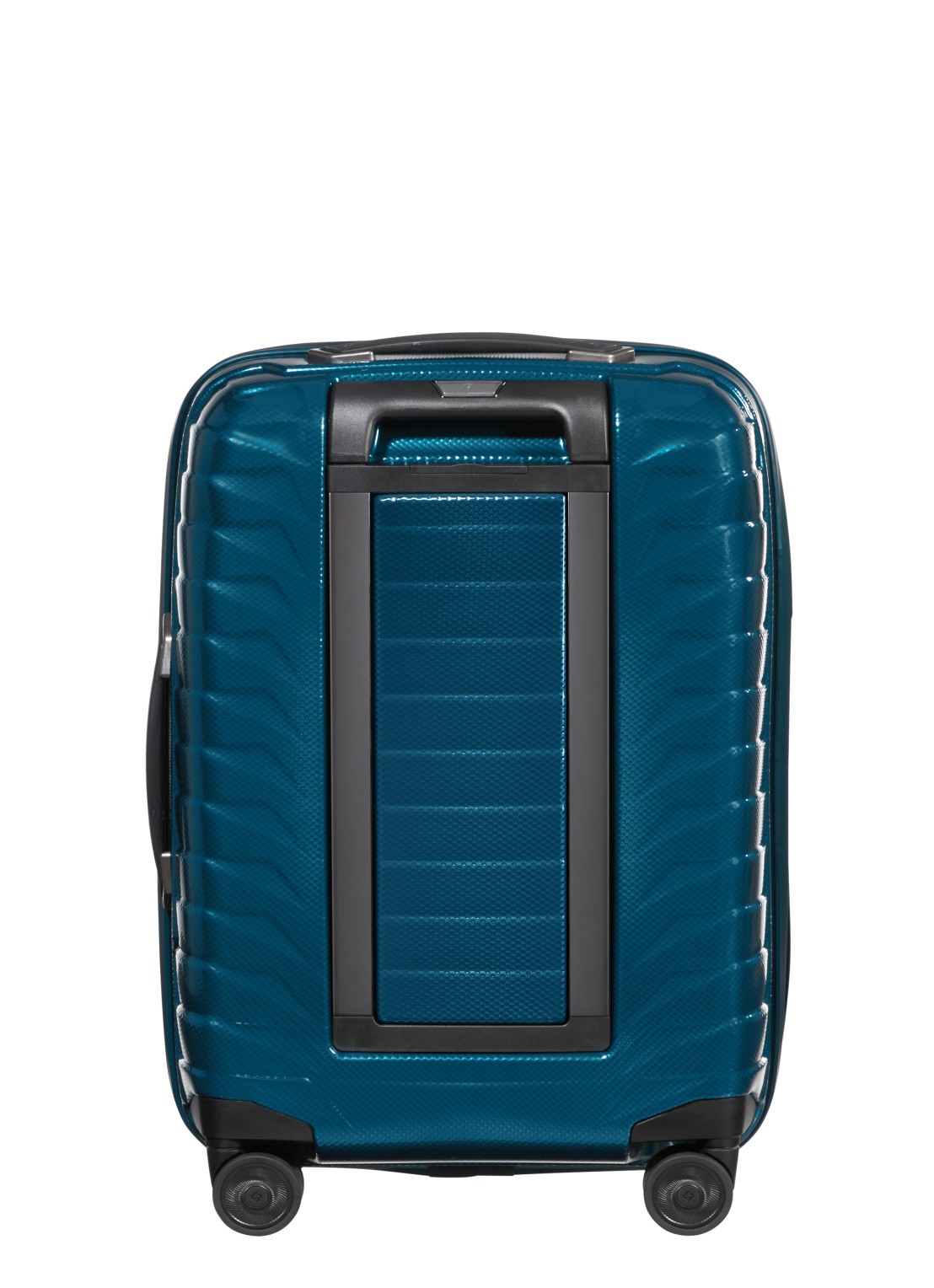Samsonite Proxis vergrootbare spinner 55 cm - achterkant 3 petrol