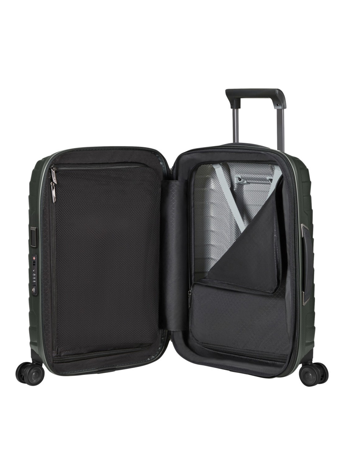 Samsonite Proxis vergrootbare spinner 55 cm - detail 4 groen