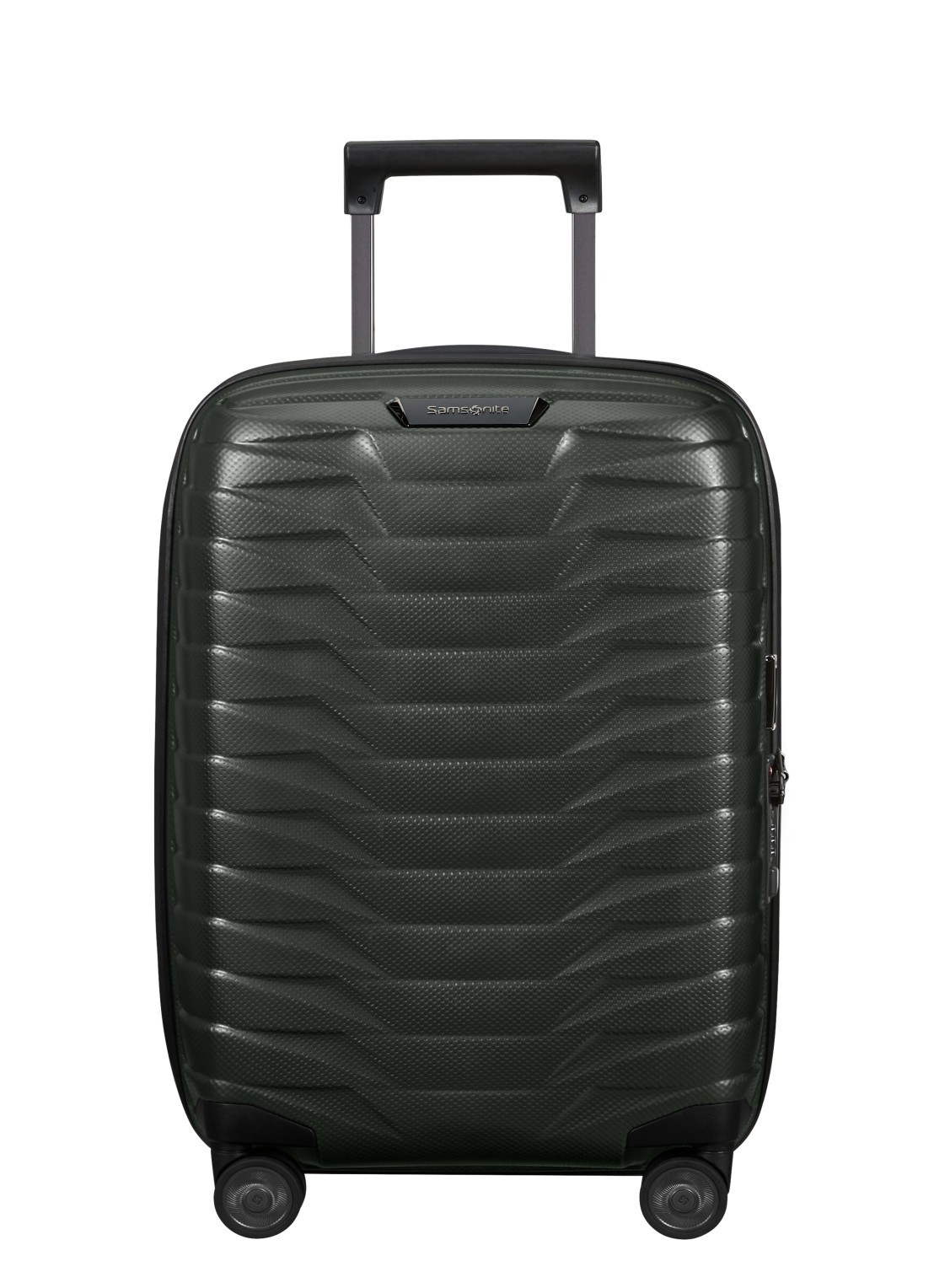 Samsonite Proxis vergrootbare spinner 55 cm - voorkant groen