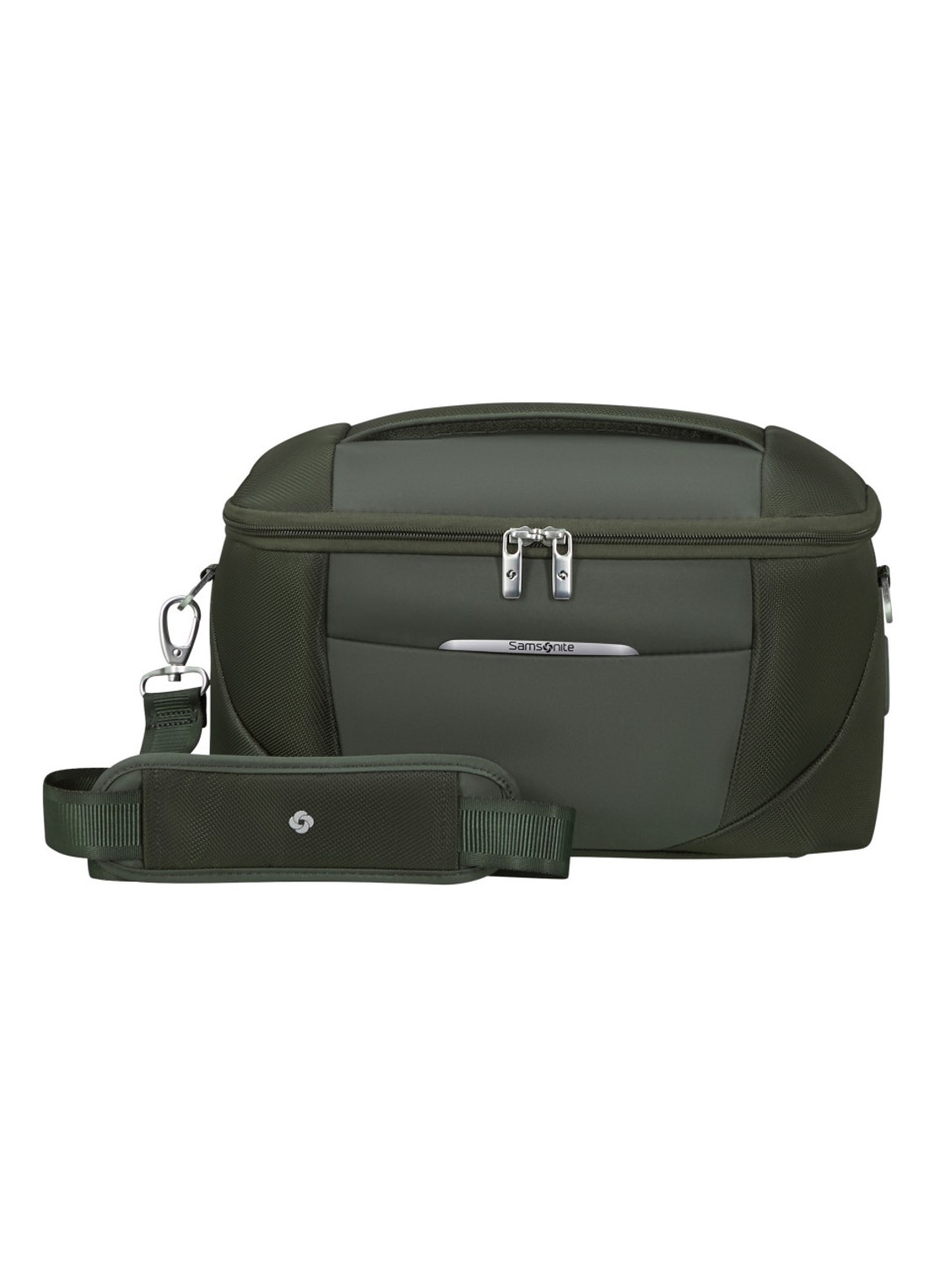 Samsonite Re-Lite beautycase met afneembare schouderriem - voorkant 2 climbing ivy / bronsgroen