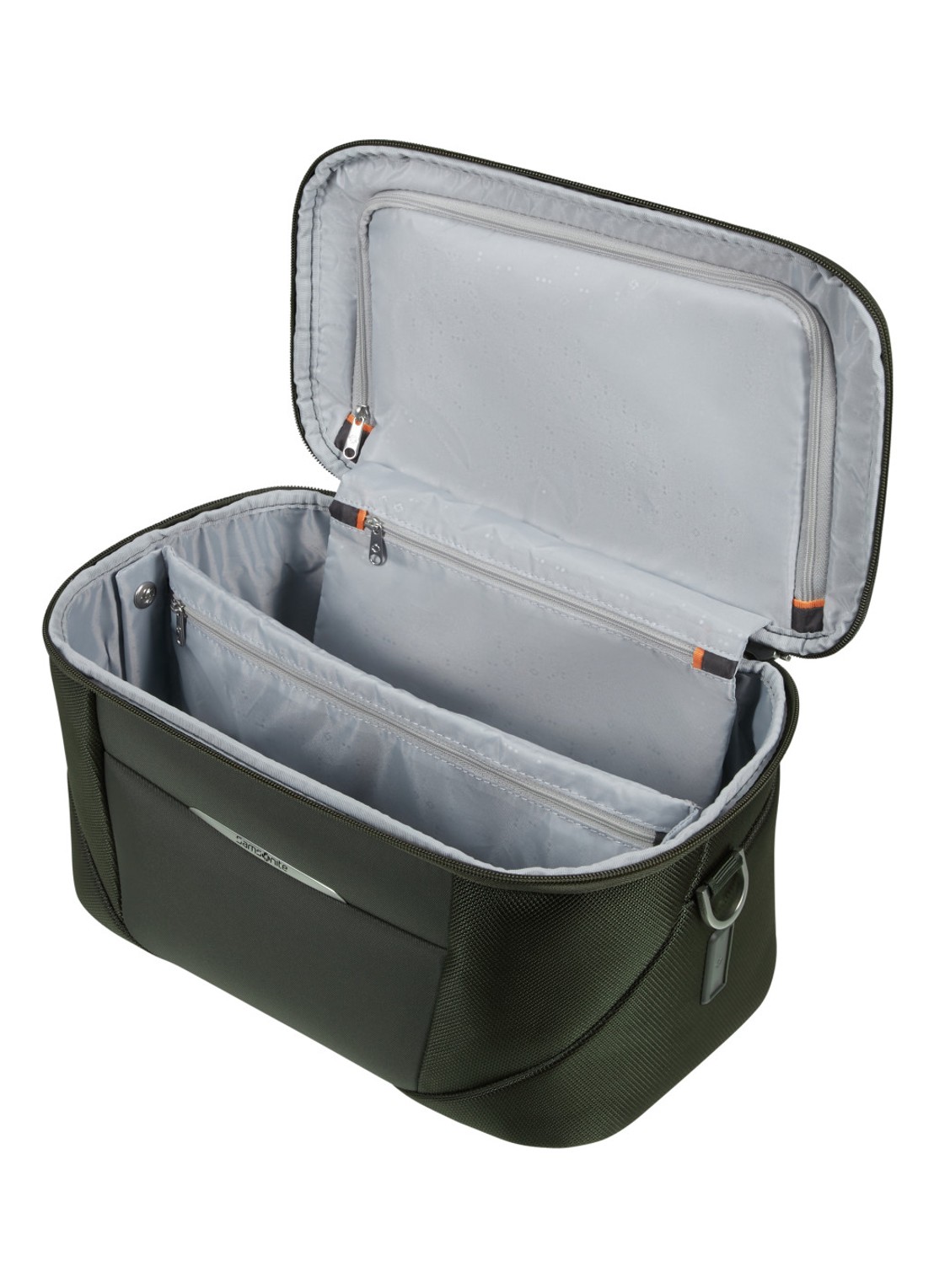Samsonite Re-Lite beautycase met afneembare schouderriem - voorkant 3 climbing ivy / bronsgroen